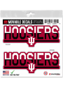 Indiana Hoosiers 2 Pk 6x6 Team Color DuoTone Auto Decal - Red