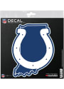 Indianapolis Colts 6x6 Repositionable State Shape Logo Auto Decal - Navy Blue