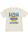 Kansas Jayhawks Womens Olive Mickey T-Shirt - Ivory