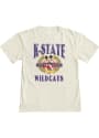 K-State Wildcats Womens Olive Mickey T-Shirt - Ivory
