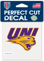 Northern Iowa Panthers 4x4 Perfect Cut Auto Decal - Purple