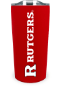 Rutgers Scarlet Knights Team Logo 18oz Soft Touch Stainless Steel Tumbler - Red