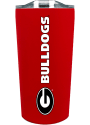Georgia Bulldogs Team Logo 18oz Soft Touch Stainless Steel Tumbler - Red