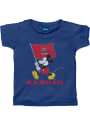 Kansas Jayhawks Toddler Mickey Flag Waver T-Shirt - Blue