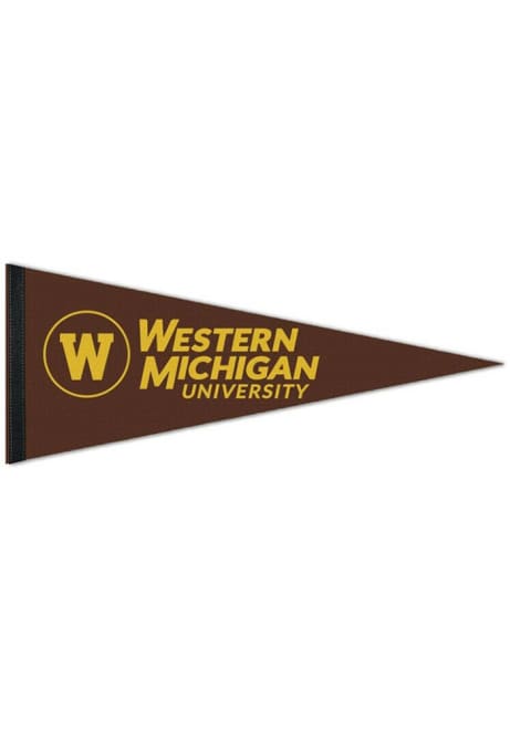 Brown Western Michigan Broncos Premium Pennant