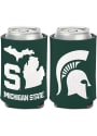 Michigan State Spartans State Shape 12oz Coolie