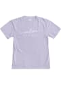 Manhattan Womens Rally Script T-Shirt - Lavender