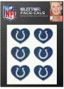 Indianapolis Colts Glitter Heart Tattoo