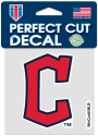 Cleveland Guardians 4x4 Perfect Cut Auto Decal - Red