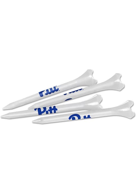 White Pitt Panthers 40 Pack Golf Tees