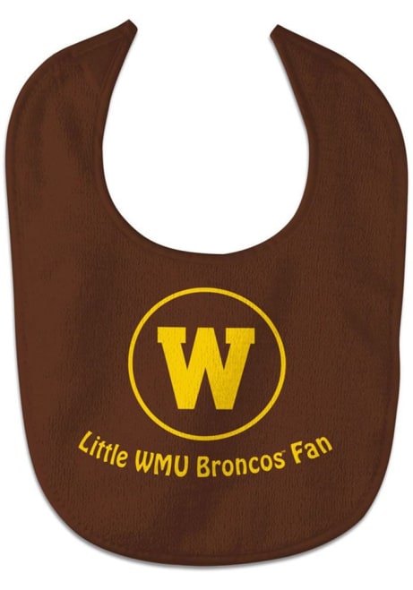 Western Michigan Broncos  All Pro Baby Bib - Brown