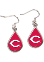 Cincinnati Reds Womens Teardrop Earrings - Red