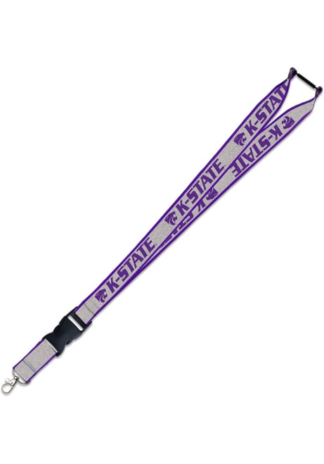 Purple  K-State Wildcats Sparkle Lanyard