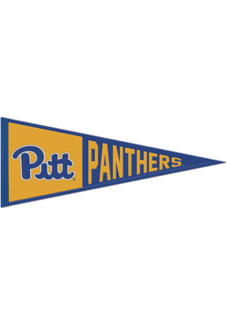 Blue Pitt Panthers 13x32 Primary Logo Pennant