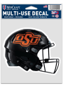 Oklahoma State Cowboys helmet Auto Decal - Black