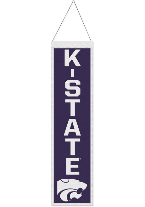 Purple K-State Wildcats 8x32 Slogan Banner