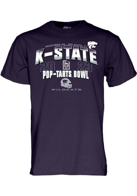 K-State Wildcats 2023 Poptart Bowl Bound Short Sleeve T Shirt