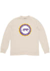 Main image for LSU Tigers Mens Ivory Vault Mascot Seal Long Sleeve Fashion Sweatshirt