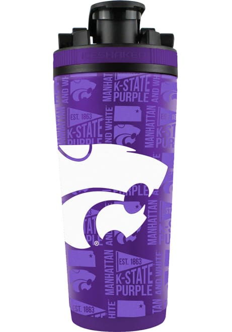 Purple K-State Wildcats 26oz Elements Stainless Steel Bottle
