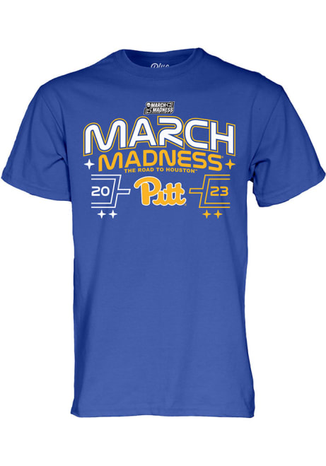 Pitt Panthers 2023 March Madness Short Sleeve T Shirt - Blue