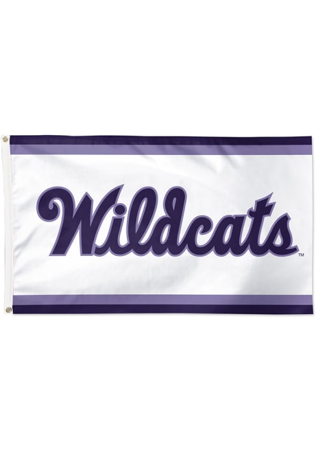 K-State Wildcats 3x5 Deluxe Team Logo Silk Screen Grommet Flag