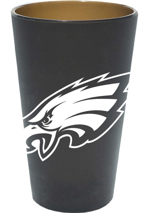 Philadelphia Eagles Green Silicone Pint Glass - Black