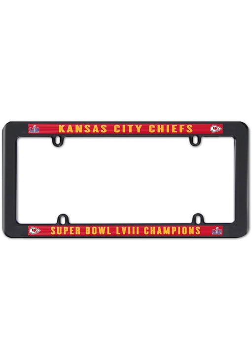 Kansas City Chiefs License Frame Kansas City Chiefs Super Bowl LVIII
