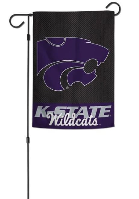 Purple K-State Wildcats 12x18 Applique Garden Flag