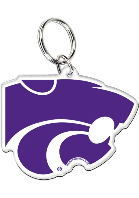 Purple K-State Wildcats Premium Acrylic Keychain
