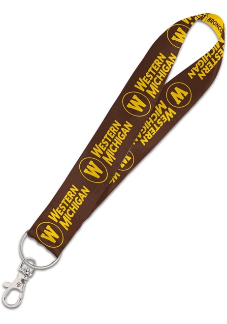 Brown  Western Michigan Broncos Keystrap Lanyard