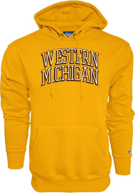 Mens Gold Western Michigan Broncos Hamden Hooded Sweatshirt