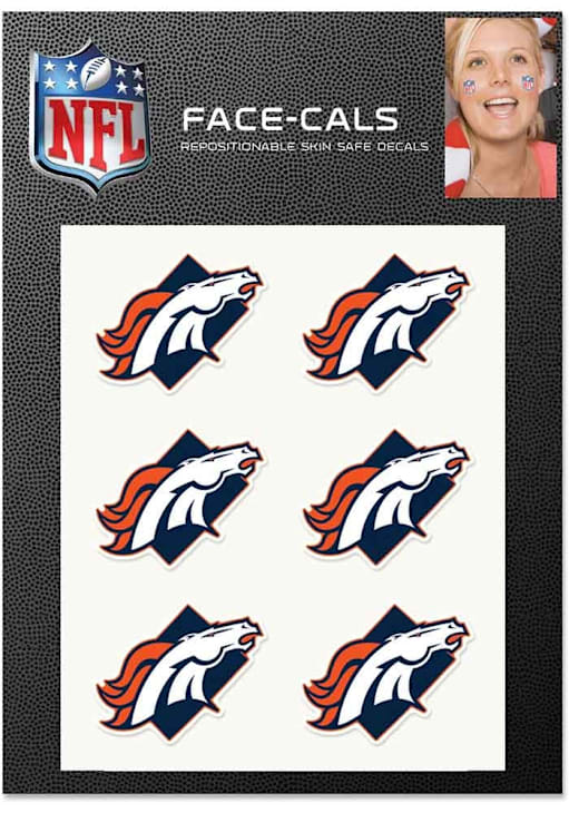 Denver Broncos ORANGE Logo Pack Tattoo 57119966 - Main Image