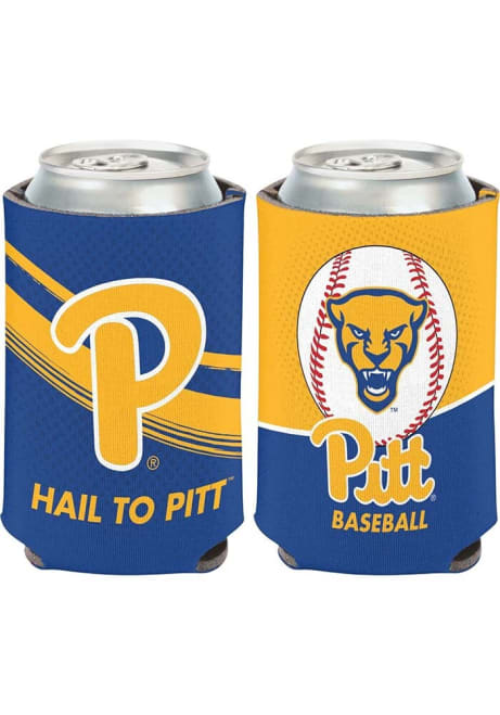 Blue Pitt Panthers Baseball 12oz Coolie