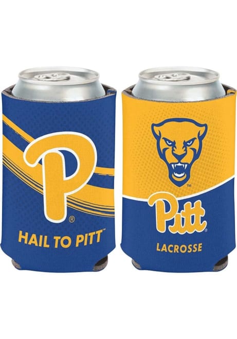 Blue Pitt Panthers Lacrosse 12oz Coolie