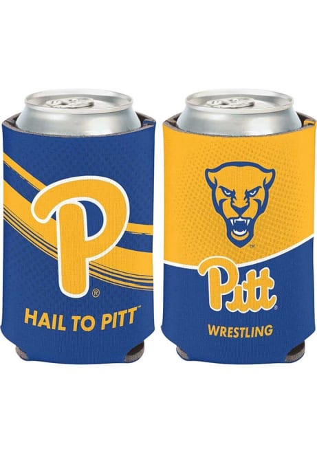 Blue Pitt Panthers Wrestling 12oz Coolie