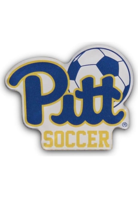 Blue  Pitt Panthers Soccer Magnet