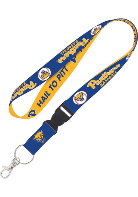 Blue  Pitt Panthers Baseball Lanyard