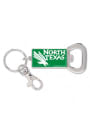 North Texas Mean Green Team Logo Keychain