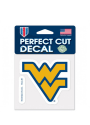 West Virginia Mountaineers Perfect Cut Auto Decal - Gold