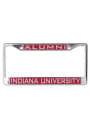 Indiana Hoosiers Alumni Inlaid License Frame