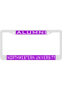 Northwestern Wildcats Alumni Inlaid License Frame