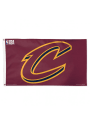Cleveland Cavaliers Deluxe Grommet Maroon Silk Screen Grommet Flag