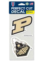 Purdue Boilermakers 2 Pack Perfect Cut Auto Decal - Black