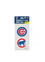 Chicago Cubs 2 Pack Perfect Cut Auto Decal - Red