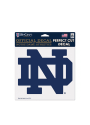 Notre Dame Fighting Irish ND Logo Auto Decal - Blue