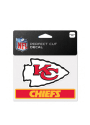 Kansas City Chiefs Team Name Perfect Cut Auto Decal - Red