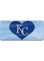 Kansas City Royals Heart with Logo Car Accessory License Plate