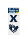 Xavier Musketeers 4x4 2 Pack Auto Decal - Navy Blue