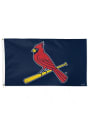 St Louis Cardinals Alternate Background Red Silk Screen Grommet Flag