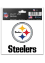 Pittsburgh Steelers 3x4 Multi-Use Auto Decal - White
